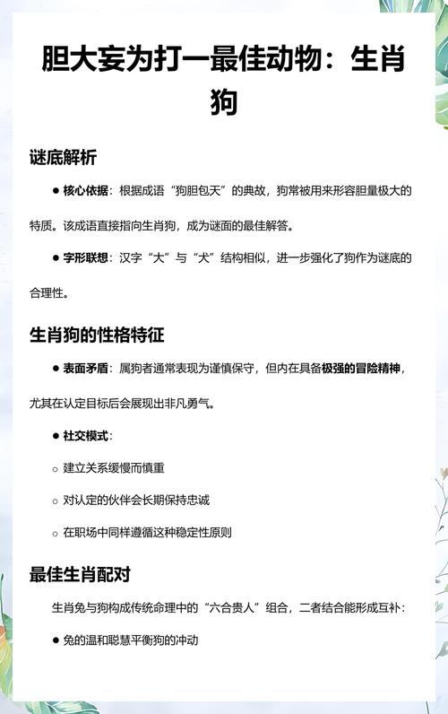 狗打一生肖最佳答案: 狗打一生肖指什么动物,精选词语释义剖析