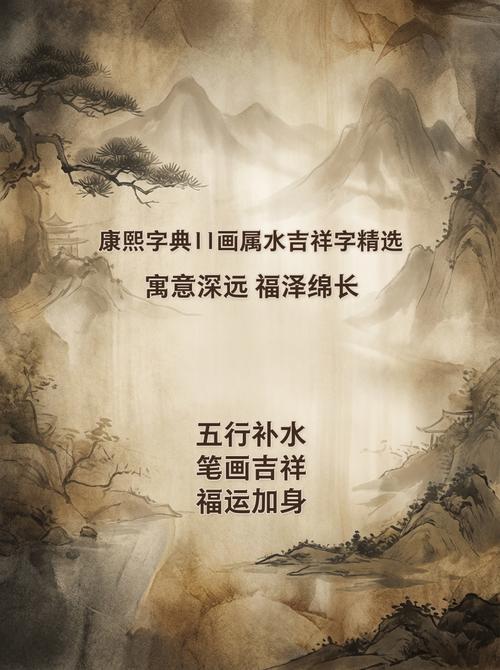 21画属水最佳取名: 21画属水吉祥字大全,精选词语释义剖析